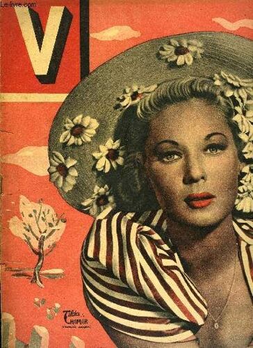 V Magazine N° 199 - Simone Valère Découvre Les Joies Du Yachting, Grace Au R.G., Pour Vos Vacances Rien De Plus Excitant Que L Aigle Et La Pieuvre, Neuf Cents Francs L Adultère C Est Donné, Parce Qu(...)