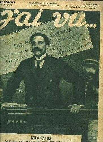 J Ai Vu N° 170 - Paris Se Protège Contre Le Retour Des Gothas, Quatre Dessins De Guerre, Le Visage Et L Ame De Suzette, L Histoire Du Requin, Des Milliards Gisent Au Fond Des Mers - Peut-On Les(...)