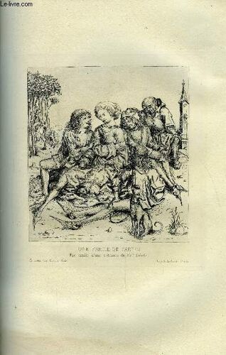 Gazette Des Beaux-Arts Quatorzieme Annee Livraison N° 4 - Journal De Mes Fouilles (1er Article) Par E. Beulé, Curiosités Du Musée D Amsterdam, Fac-Similé D Estampes De Maitres Inconnus Du Xve Siècle(...)