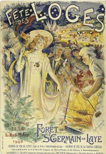 Affiche Saint Germain Laye 1909