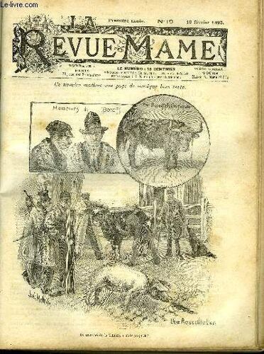 La Revue Mame N° 19 - Une Collaboration (Suite) Par Jean De La Bretonnière, Le Maréchal Canrobert Par H.G., Chronique Dramatique Et Musicale Par A. Coquard, Le Chateau De Sombrehoux (Suite Et Fin) Par(...)