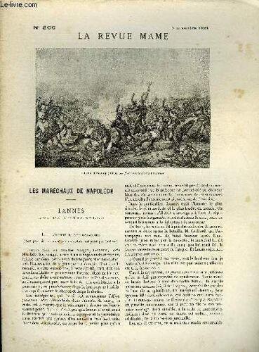 La Revue Mame N° 266 - Les Maréchaux De Napoléon - Lannes Duc De Montebello Par Gérard De Beauregard, La Mission Marchand (Lettres D Un Membre De La Mission) (Suite) Par X, Poum A La Chasse Par Paul(...)