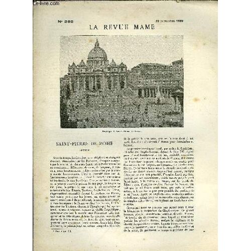 La Revue Mame N° 268 - Saint Pierre De Rome (Suite) Par R. P. Mortier, L Horloge De Grand Mère Par Théodore Botrel, Combat Des Derviches Par X, Les Rivagiers Par Paul Bory, Le Chateau De La Vieillesse(...)