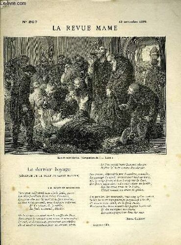 La Revue Mame N° 267 - Le Dernier Voyage (Légende De La Mort De Saint Martin) Par Henri Guerlin, Un Céphalopode Lumineux Par Henri Coupin, L Avant-Dernière Lionne Par René Bazin, Le Sort Du Soudan Par(...)
