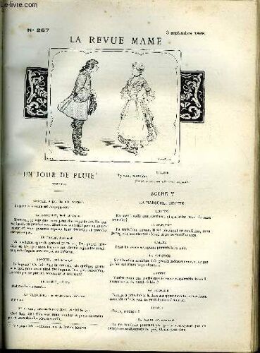 La Revue Mame N° 257 - Un Jour De Pluie (Suite) Par Henry De Brisay, La Mission Marchand (Lettres D Un Membre De La Mission) Par X, Le Carrousel De Saumur Par Henri Guerlin, Le Cardinal Mathieu Par(...)