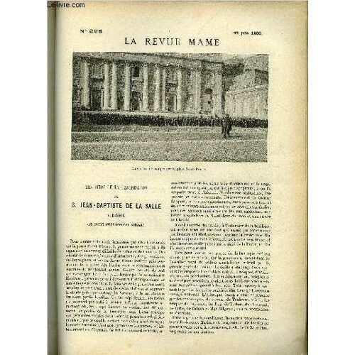 La Revue Mame N° 298 - Les Fêtes De La Canonisation De S. Jean-Baptiste De La Salle A Rome Par P.L., La Misère En Habit Noir A Paris Par Henri D Almeras, Les Pays De L Or Et Du Diamant Par Paul Bory(...)
