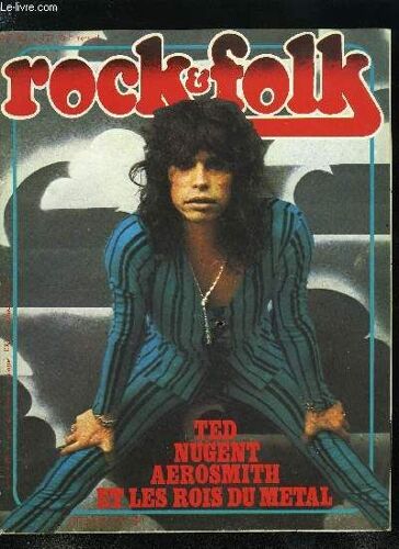 Rock & Folk N° 123 - Albert Marcoeur Par Jean Marc Bailleux, Stevie Wonder Par François Ducray, Ted Nugent Par Philippe Manoeuvre, Heavy Metal Par Benoit Feller, Doc Watson Par Jacques Vassal, Jerry(...)