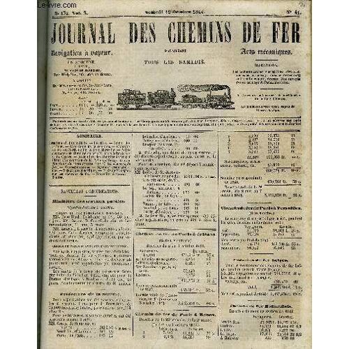 Journal Des Chemins De Fer 3e Annee N° 132 - Résultats D Adjudications, Chemins De Fer Du Nord, De Bordeaux A Marseille, Adjudications Des Chemins De Fer D Orléans A Bordeaux Et Du Centre, Exécution(...)