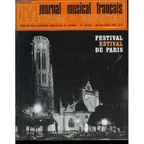 Journal Musical Francais Musica-Disques N° 182/183 -