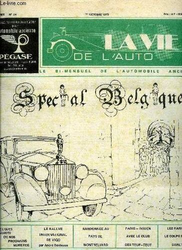 La Vie De L Auto N° 24 - Au Iie Paris-Rouen, L.V.A. Chez Ghislain Mahy, Special Belgique - Dans L Antre Du Sorcier, 10e Rally Ourthe Et Meuse, Le Catalogue D Un Artisan Sérieux