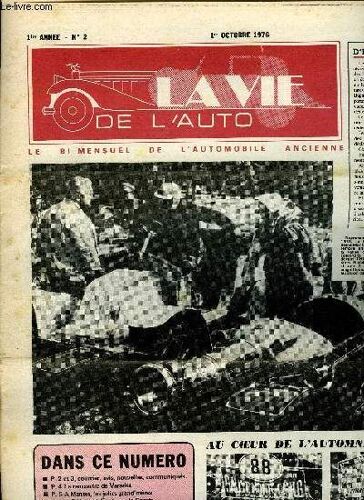 La Vie De L Auto N° 2 - Courrier, Avis, Nouvelles, Communiqués, La Rencontre De Varades, A Mantes, Les Jolies Grand Mères, Vente A Fontenay-Le-Comte, Sixteen Cylinder Motorcars (Suite Et Fin)