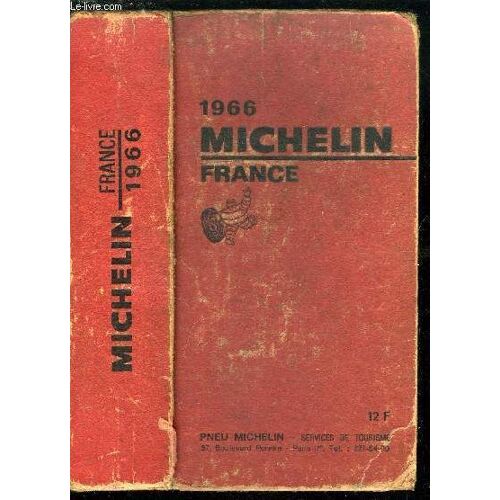 Guide Michelin France 1966