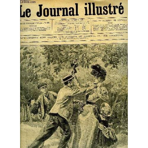 Le Journal Illustre N° 33 - Le Bois De Boulogne Coupe-Gorge Par Tofani, La Voleuse D Enfants Par Tofani, A La Cote D Ivoire Par Damblans, Les Mougeottes Par Damblans, Princesse Par Léon De Villers(...)