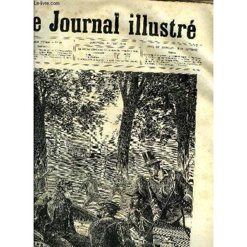 Le Journal Illustre N° 25 - Gravures : L Attentat De Berlin Par Henri Meyer, Le Chalet Anglais De La Rue Des Nations Par Henri Meyer, L Abordage Des Cuirassés Allemands Par Henri Meyer, Le Docteur(...)