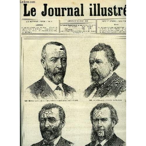 Le Journal Illustre N° 34 - Les Nouveaux Ministres Par Henri Meyer, L Histoire Du Crime De Chatou Par Henri Meyer, L Exposition Des Arts Décoratifs Par G. Guiaud, Un Vrai Mariage De Comédie Par Mme(...)