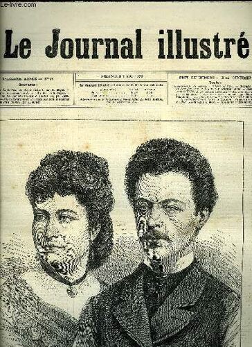 Le Journal Illustre N° 19 - T Kint De Roodenbeke Et Marie Collart Par H. Meyer, L Incendie Du Théatre Des Arts A Rouen Par H. Meyer, L Appel De L Armée Territoriale A Courbevoie Par Ferdinandus