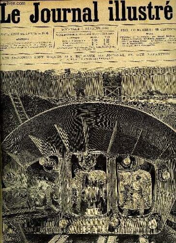 Le Journal Illustre N° 6 - Le Métropolitain, Le Bouclier De La Place De La Concorde Par Carrey, Les Pêcheries De Terre-Neuve Par Damblans, La Tranchée Du Boulevard Diderot Par Tofani, La Fontaine Des(...)