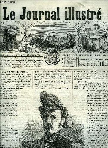 Le Journal Illustre N° 156 - Le Maréchal Niel Par H. De M, Auxerre Par Jacques Bonus, L As De Trèfle Par H. Gourdon De Genouillac, Le Club Des Patineurs En Bois De Boulogne Par Léo De Bernard, Convoi(...)