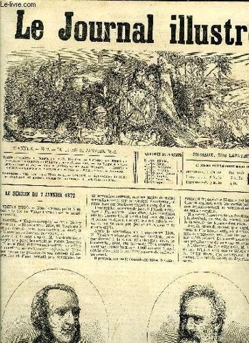 Le Journal Illustre N° 2 - Les Combats Du 19 Janvier Par A-J Dalsème, La Taupe Et La Grenouille Suite Et Fin, Causerie Judiciaire Par Jules Moinaux, Entretiens Familiers Sur Les Sciences : A Propos(...)