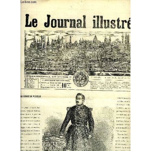 Le Journal Illustre N° 340 - Le Comte De Palikao Par Alexandre Boullier, La Canonnière Farcy Par Alexandre Boullier, Les Mitrailleuses Par L. De Mauléon, La Télégraphie Militaire, Feuilleton :(...)