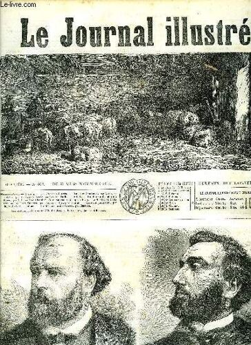 Le Journal Illustre N° 302 - Bancel Et Gambetta Par Nemo, Les Accabailles Par I.L, Un Bureau De Loterie A Rome Par I.L, Une Chambrée De Musiciens Ambulants A Paris Par Alexandre Boullier, Les Trois(...)