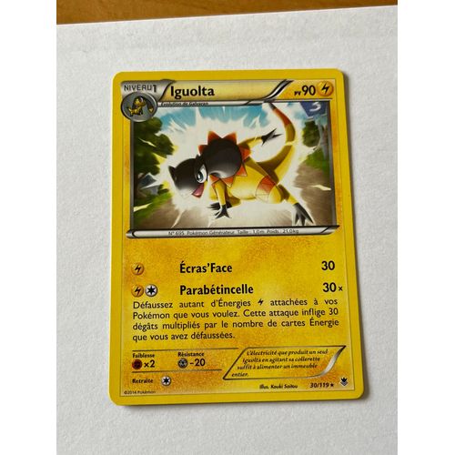 Carte Pokémon Iguolta 30/119