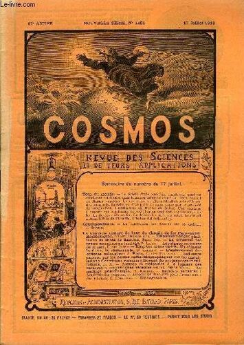 Le Cosmos - Revue Des Sciences Et De Leurs Applications N° 1486 - Le Soleil Étoile Variable, Existe-T-Il Quelque Substance Matérielle Dans Le Milieu Interstellaire ?, Le Limon Annuel Du Marais(...)