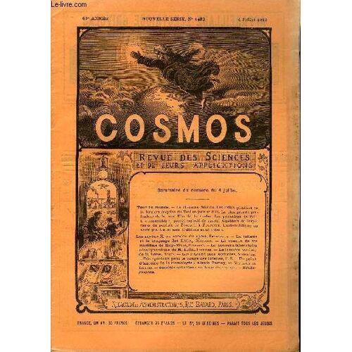 Le Cosmos - Revue Des Sciences Et De Leurs Applications N° 1432 - Le Chanoine Mémain, Les Suites Possibles De La Dernière Éruption Du Taal En Janvier 1911, La Plus Grande Profondeur De La Mer, Une Ile(...)