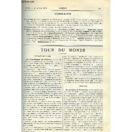 Le Cosmos - Revue Des Sciences Et De Leurs Applications N° 978 - Eaux Magnétiques De L Indiana, La Pression De La Lumière, Les Méfaits Des Animaux Sauvages Dans L Inde, Les Courts-Circuits Pendant La(...)