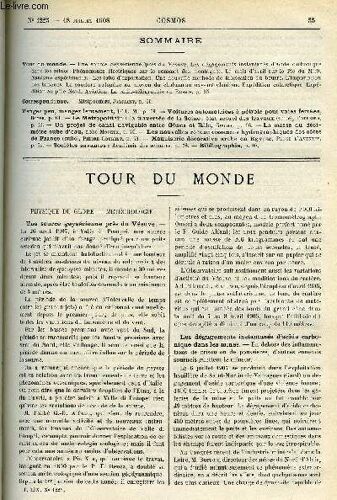 Le Cosmos - Revue Des Sciences Et De Leurs Applications N° 1225 - Une Source Geysérienne Près Du Vésuve, Les Dégagements Instantanés D Acide Carbonique Dans Les Mines, Phénomènes Électriques Sur Le(...)