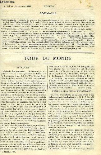 Le Cosmos - Revue Des Sciences Et De Leurs Applications N° 721 - Altitude Des Météores, Grandes Ondulations De La Mer Dues A Des Influences Météorologiques, La Pluie Dans L Afrique Australe(...)
