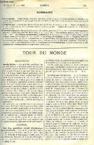 Le Cosmos - Revue Des Sciences Et De Leurs Applications N° 709 - Pseudo-Ballon, Pose D Un Quatrième Circuit Téléphonique Paris-Bruxelles, Le Téléphone Des Indiens, La Navigation Du Volga, Les Gaz(...)