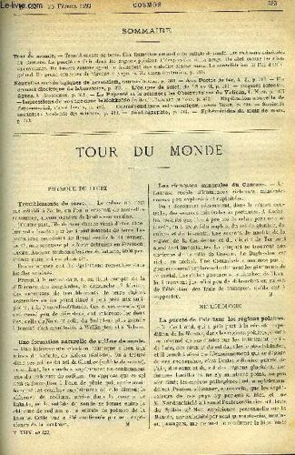 Le Cosmos - Revue Des Sciences Et De Leurs Applications N° 422 - Tremblements De Terre, Une Formation Naturelle De Sulfate De Soude, Les Richesses Minérales De Caucase, La Pureté De L Air Dans Les(...)