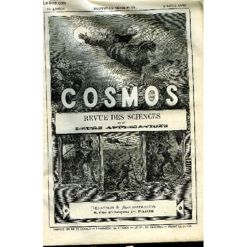 Le Cosmos - Revue Des Sciences Et De Leurs Applications N° 79 - Académie De Médecine, Les Vaccinations Antirabiques En Russie, Une Éruption Aux Philippines, L Éruption Du Tarawera, Un Simple Souffle(...)