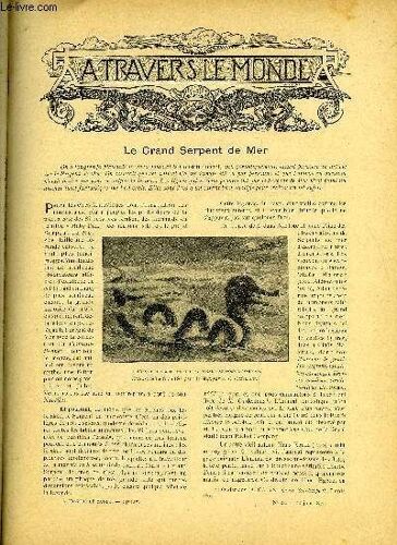 A Travers Le Monde N° 24 - Le Grand Serpent De Mer, Un Ballon Francais Au Pole Nord, En Australie - Les Morts De L Expédition Calvert, Les Tchouktchis - La Mort Volontaire