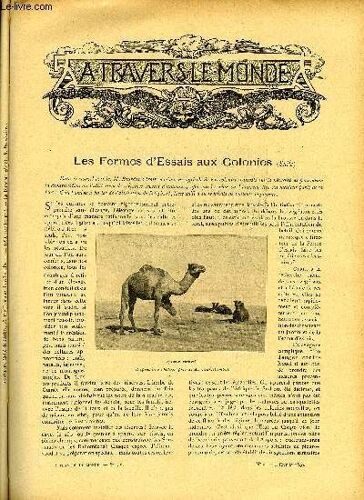A Travers Le Monde N° 5 - Les Fermes D Essais Aux Colonies (Suite), Les Droits De La France A Terre-Neuve - Le French Shore, La Traversée De La Manche En Ballon, Expéditions A La Recherche D Andrée