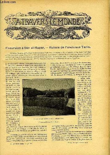 A Travers Le Monde N° 52 - Excursions A San Al-Hagar - Ruines De L Ancienne Tanis, La Condition De La Femme Au Congo, La Mission Théveniaut Dans L Adrar