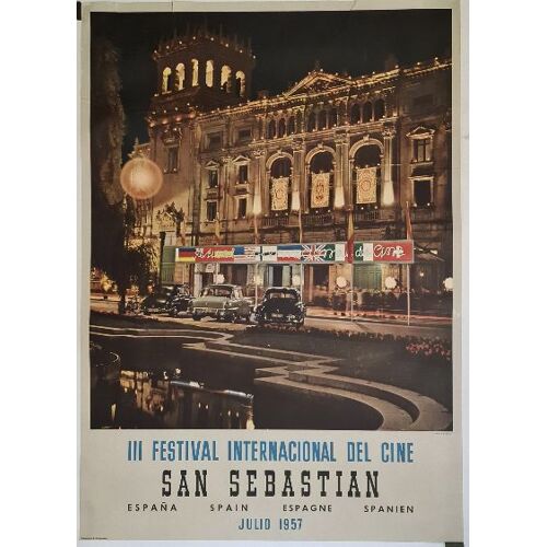 Affiche San Sebastien Cinema 1957