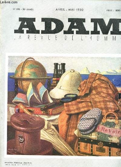 ADAM: La revue de l'homme 1956年3月号 洋書 ADAM: La revue de l'homme 1956年3月号 洋書 ADAM: La revue de l