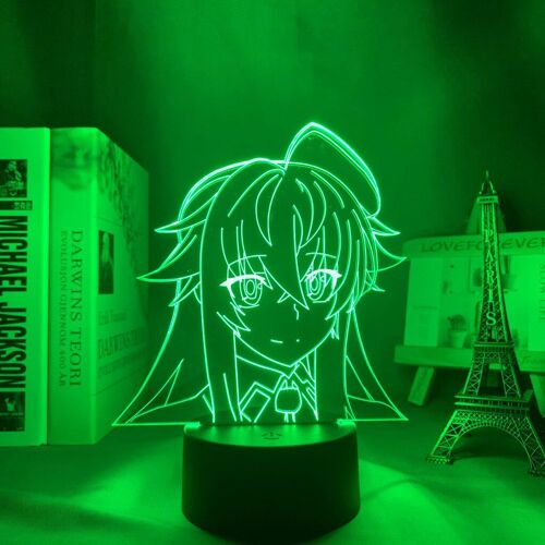 Lumière Led 3d Pour Lycée Dxd, Décoration D'intérieur, Cadeau D'anniversaire, Lampe De Nuit, Manga