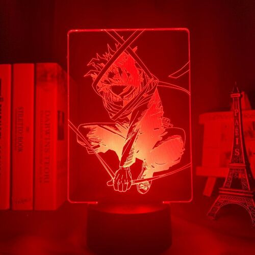 Lampe De Chevet 3d Anime Aizawa My Hero Academia, Lampe Led Pour Décoration De Maison, Cadeau D'anniversaire, Gadget Manga, Shota Aizawa
