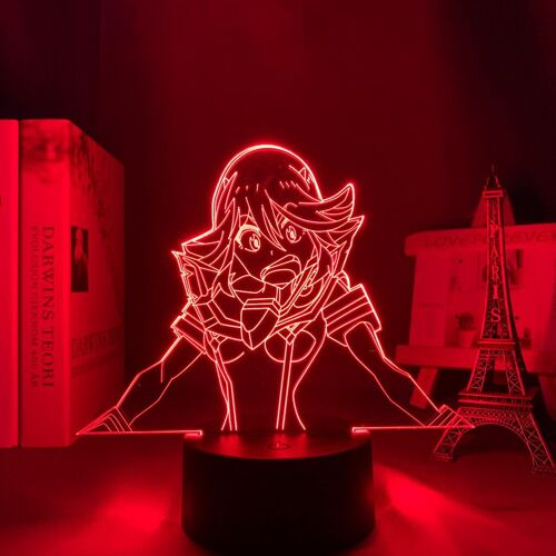 Lampe Led 3d À L'effigie De Ryuko Matoi, Luminaire Décoratif D'intérieur, Idéal Pour Une Chambre À Coucher Ou Comme Cadeau D'anniversaire Pour Un Enfant