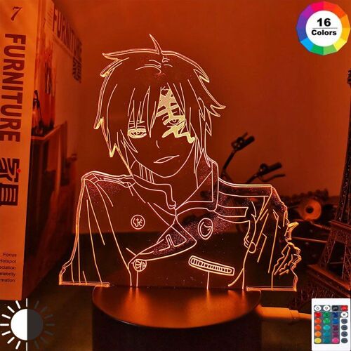 Lampe 3d À L'effigie Des Personnages De Manga D Grey Man Allen Walker, Luminaire Décoratif D'intérieur, Idéal Comme Cadeau D'anniversaire Pour Les Enfants, Idéal Pour Une Chambre À Coucher