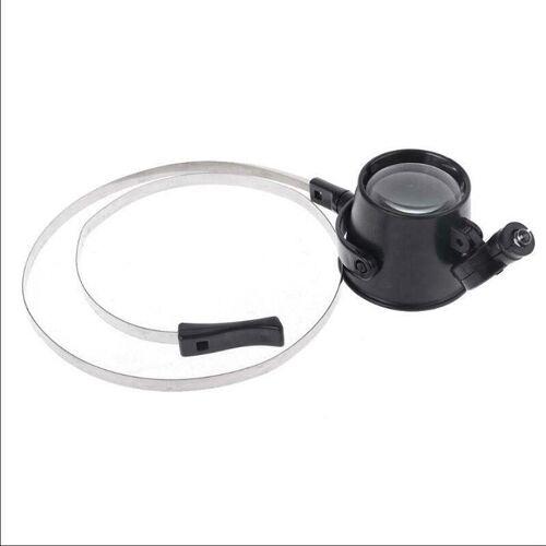 Loupe Led Portable 15x, Bandeau Pour Les Yeux, Loupe De Bijoutier, Loupe De Circuit, Horloger Monté Sur La Tête