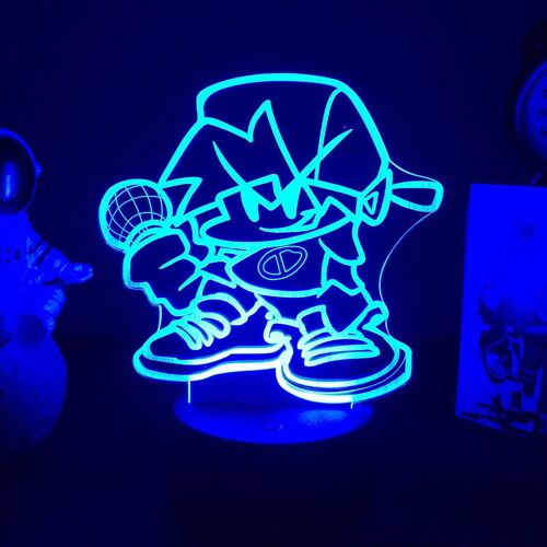 Lampe De Chevet À L'effigie De Funkin, Thème Dessin Animé, Idéal Pour La Chambre D'un Enfant Ou Comme Cadeau D'anniversaire