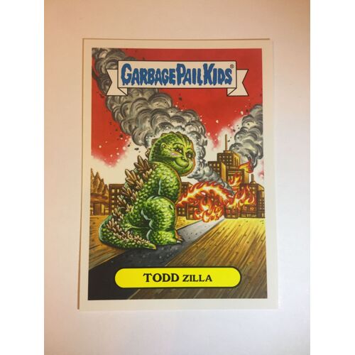 Carte Garbage Pail Kids Les Crados Card Gpk Topps De 2018 Todd Zilla 14a