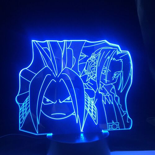 Lampe Led 3d À L'effigie Du Roi Yoh Asakura, Luminaire Décoratif D'intérieur, Idéal Pour Une Chambre À Coucher Ou Comme Cadeau D'anniversaire Pour Un Enfant
