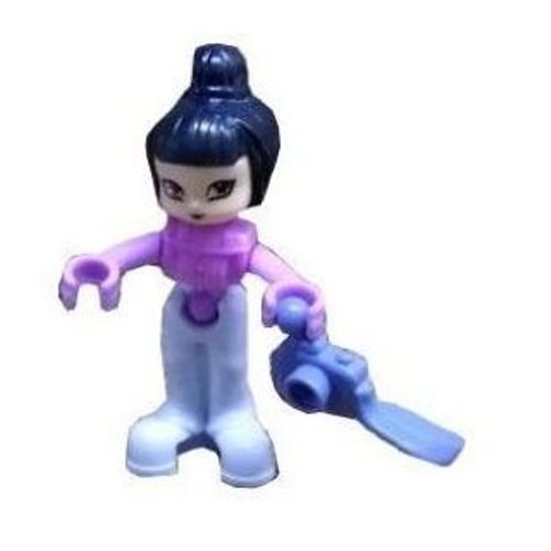 Figurine "Kinder / Infinimix" (2016) - Série: Polaire - N°4 - Lin Avec Appareil Photo (Sd371 / Sd-371 ) Avec Bpz