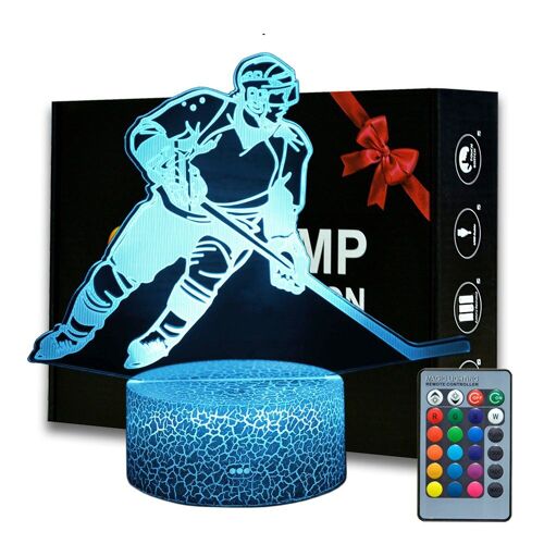 Lampe Led 3d Effet D'illusion, Idéale Pour Un Bureau, Une Chambre D'enfant Ou Comme Cadeau D'anniversaire Ou De Noël