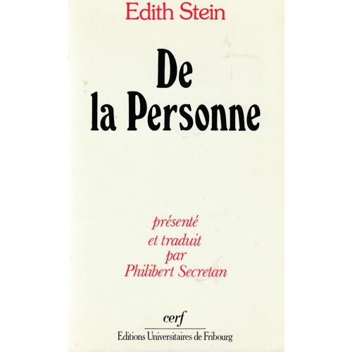 De La Personne - Corps, Âme, Esprit